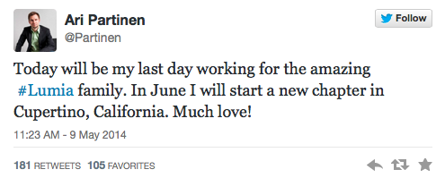 ари партинен apple