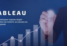 Аналитичният софтуер Tableau за девета поредна година е лидер при Business Intelligence платформите