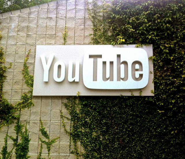 YouTube sign