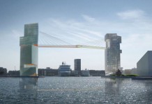 Copenhagen Gate ще е красив пешеходен мост над пристанището в Копенхаген
