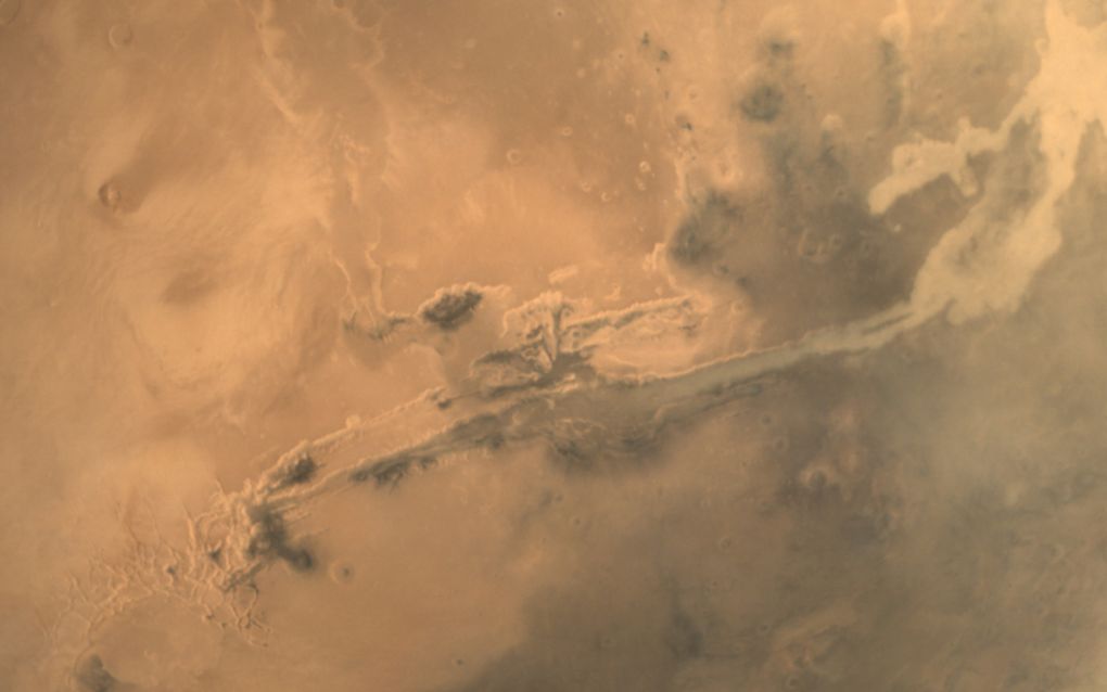 Канионът Valles Marineris | Снимка: ISRO / ISSDC / Emily Lakdawalla
