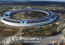 Дрон видео показва почти готовия Apple Campus 2
