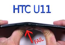HTC U11 също не се справи добре на теста за огъване на JerryRigEverything