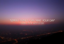 Simple Things Can Make Your Day