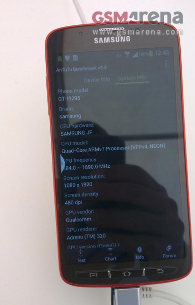 Samsung Galaxy S4 Active / GSM Arena