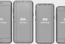 Вижте големината на Galaxy S8, сравнена с Galaxy S7 и iPhone 7