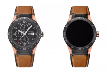 Умният часовник на Tag Heuer излиза в чисто розово злато