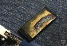 Подменен Galaxy Note 7 се запали